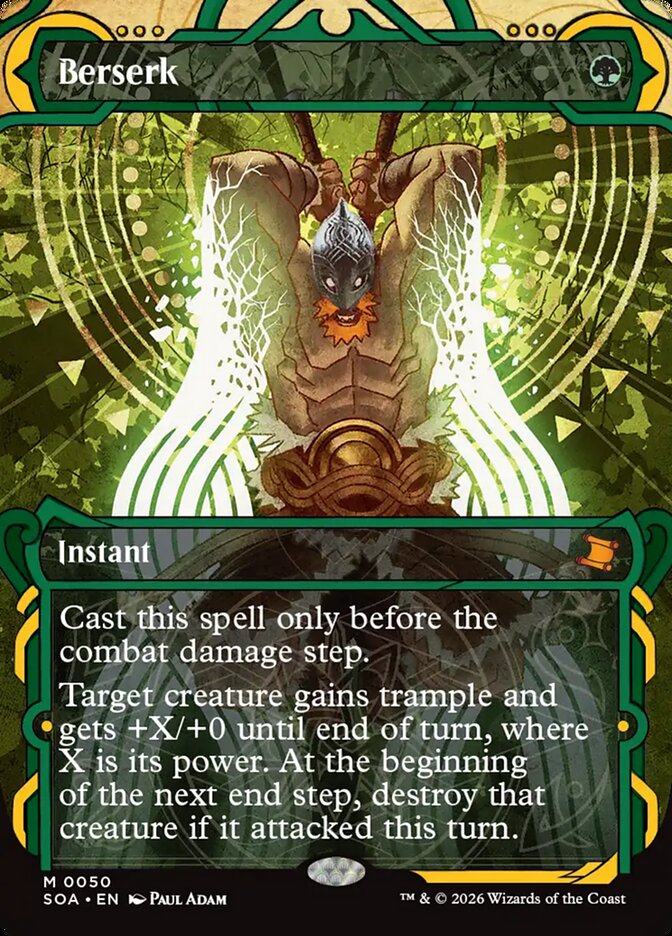 MTG Card Title: Berserk SOA/50