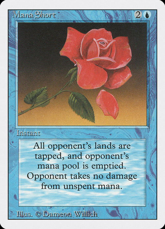 MTG Card Title: Mana Short 3ED/67