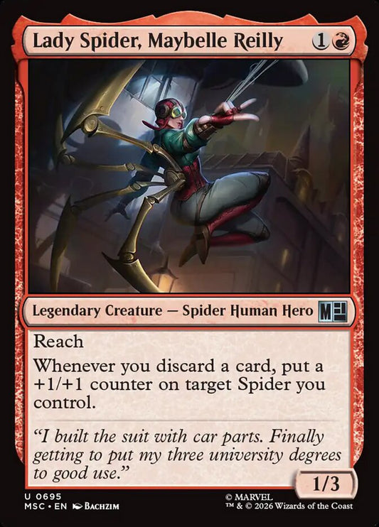 MTG Card Title: Lady Spider, Maybelle Reilly MSC/695