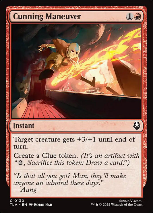 MTG Card Title: Cunning Maneuver TLA/130
