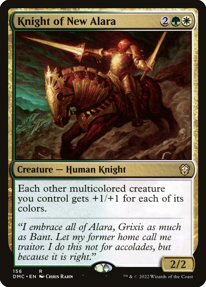 MTG Card Title: Knight of New Alara DMC/156