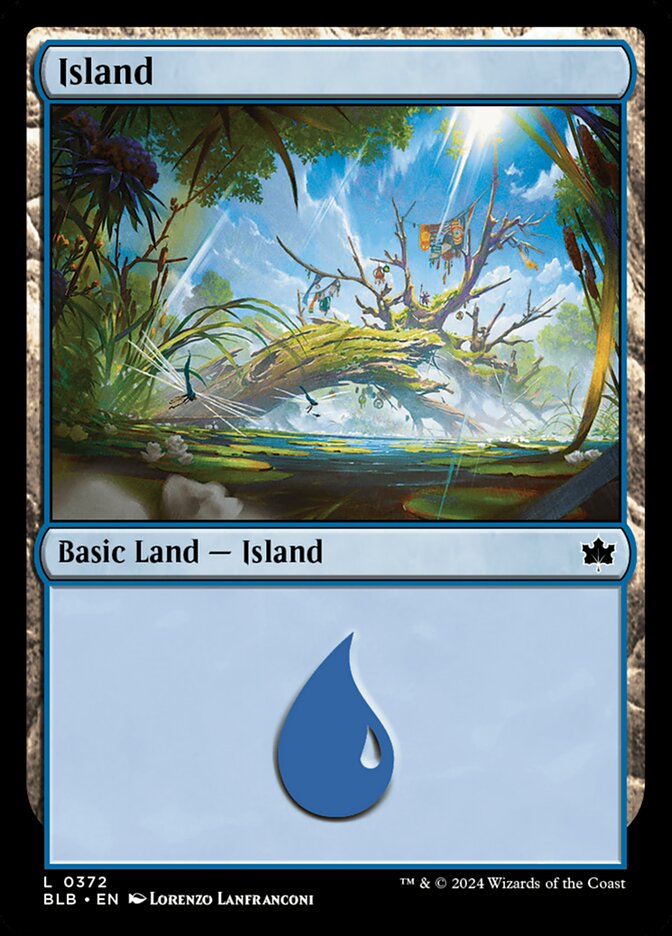 MTG Card Title: Island BLB/372