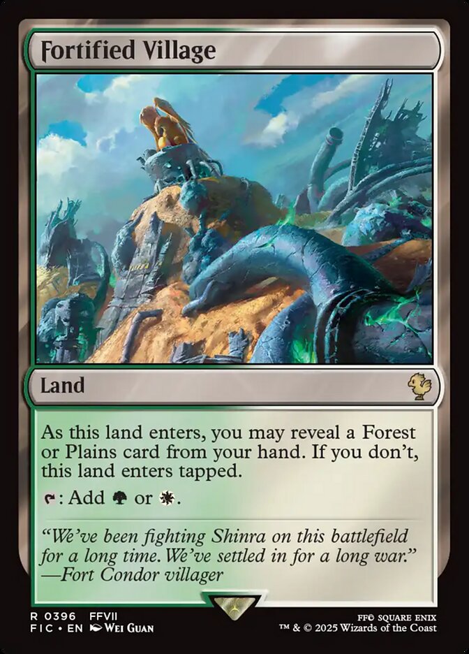 MTG Card Title: Fortified Village FIC/396