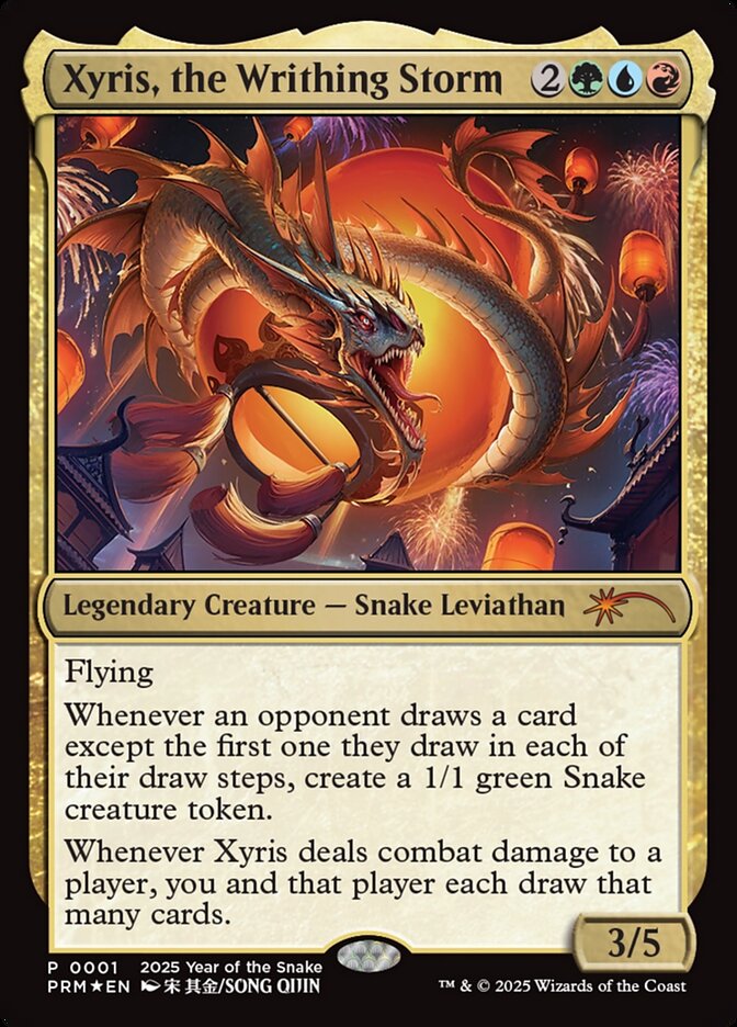 MTG Card Title: Xyris, the Writhing Storm PL25/1
