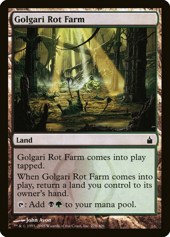 MTG Card Title: Golgari Rot Farm RAV/278