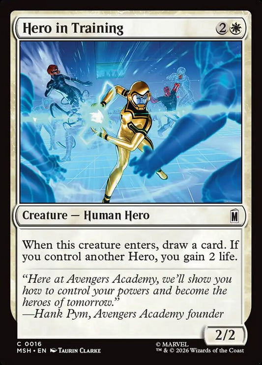 MTG Card Title: Hero in Training MSH/16