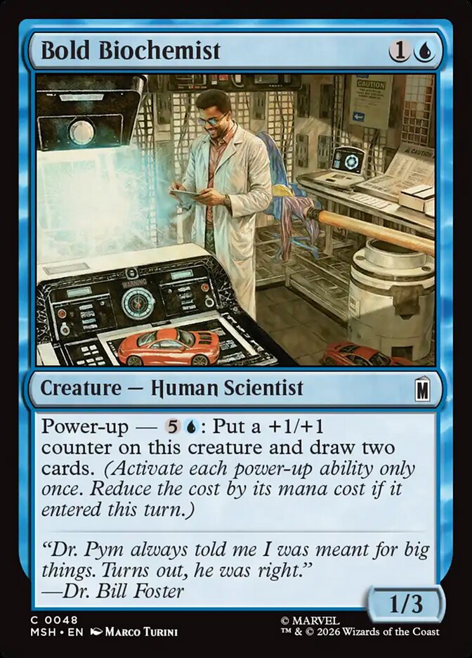 MTG Card Title: Bold Biochemist MSH/48