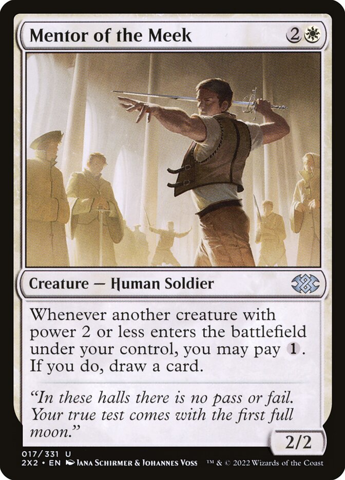 MTG Card Title: Mentor of the Meek 2X2/17