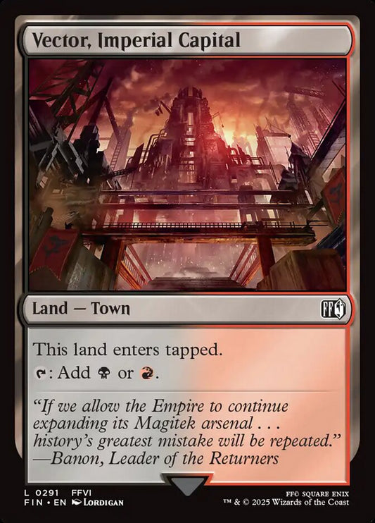 MTG Card Title: Vector, Imperial Capital FIN/291