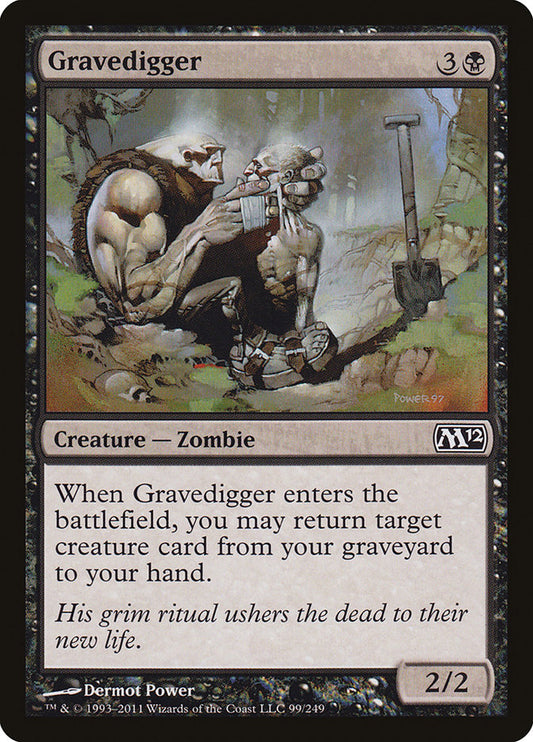 MTG Card Title: Gravedigger M12/99