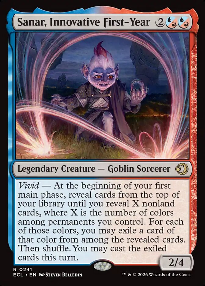 MTG Card Title: Sanar, Innovative First-Year ECL/241