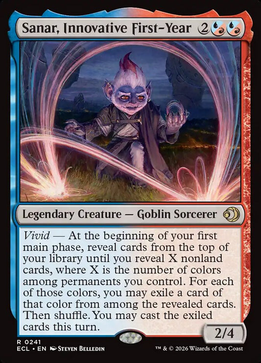 MTG Card Title: Sanar, Innovative First-Year ECL/241