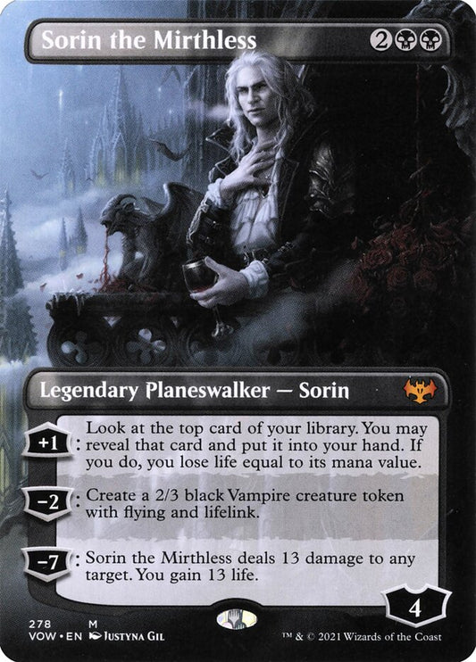 MTG Card Title: Sorin the Mirthless VOW/278