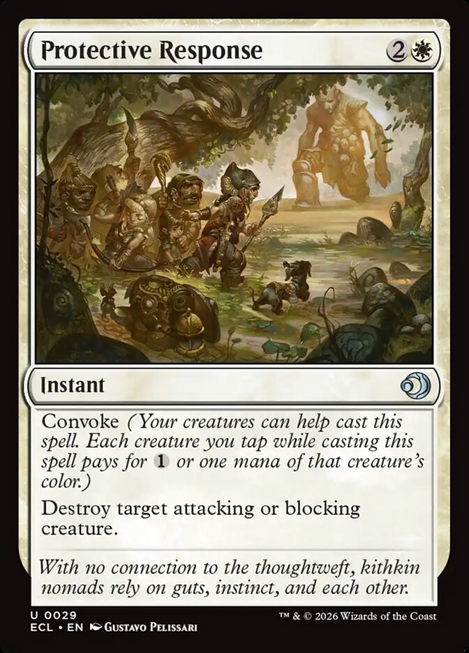 MTG Card Title: Protective Response ECL/29