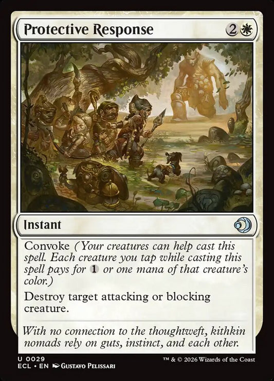 MTG Card Title: Protective Response ECL/29