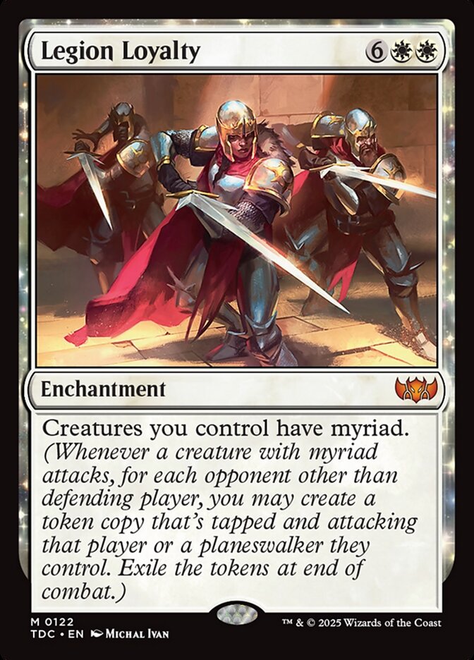 MTG Card Title: Legion Loyalty TDC/122