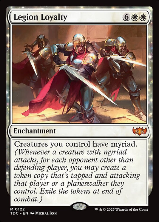 MTG Card Title: Legion Loyalty TDC/122