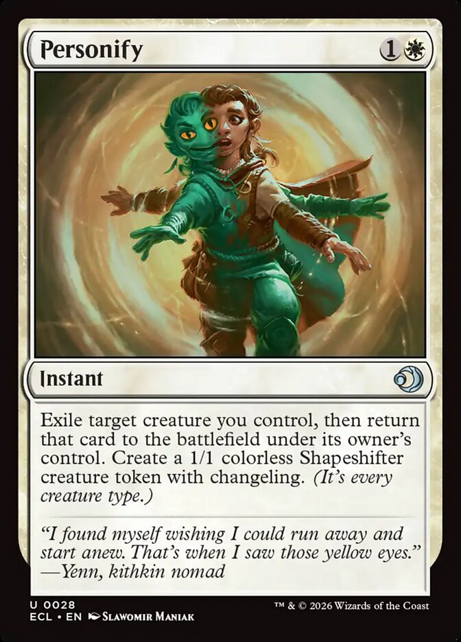 MTG Card Title: Personify ECL/28