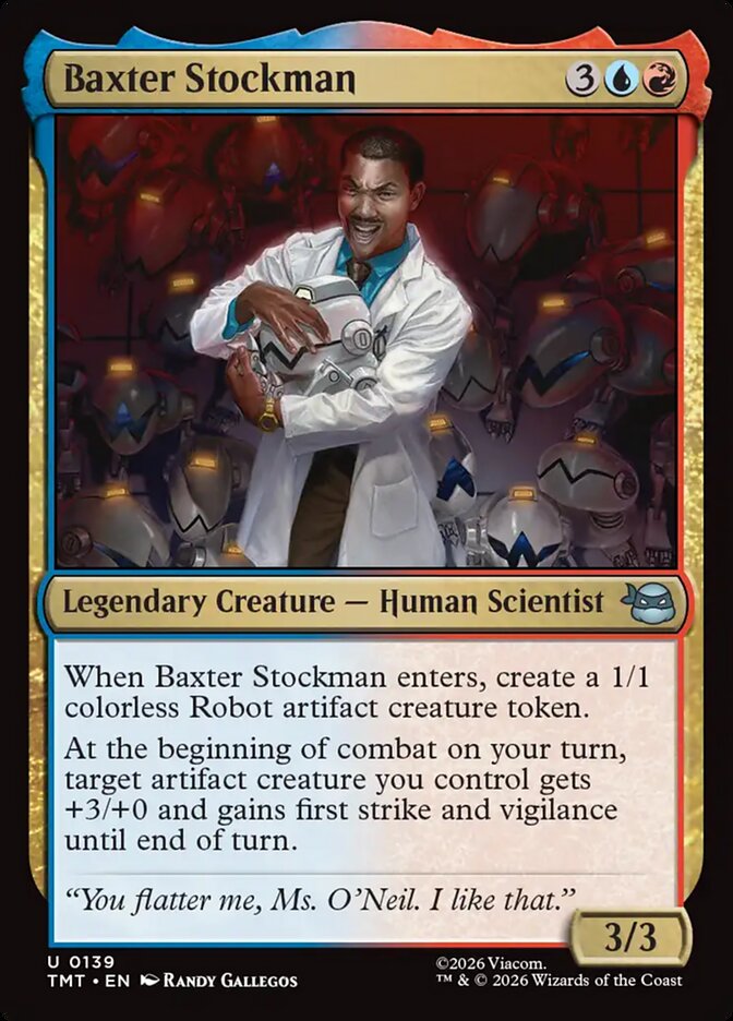 MTG Card Title: Baxter Stockman TMT/139
