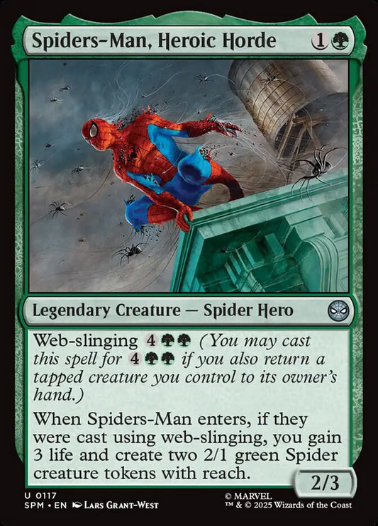 MTG Card Title: Spiders-Man, Heroic Horde SPM/117