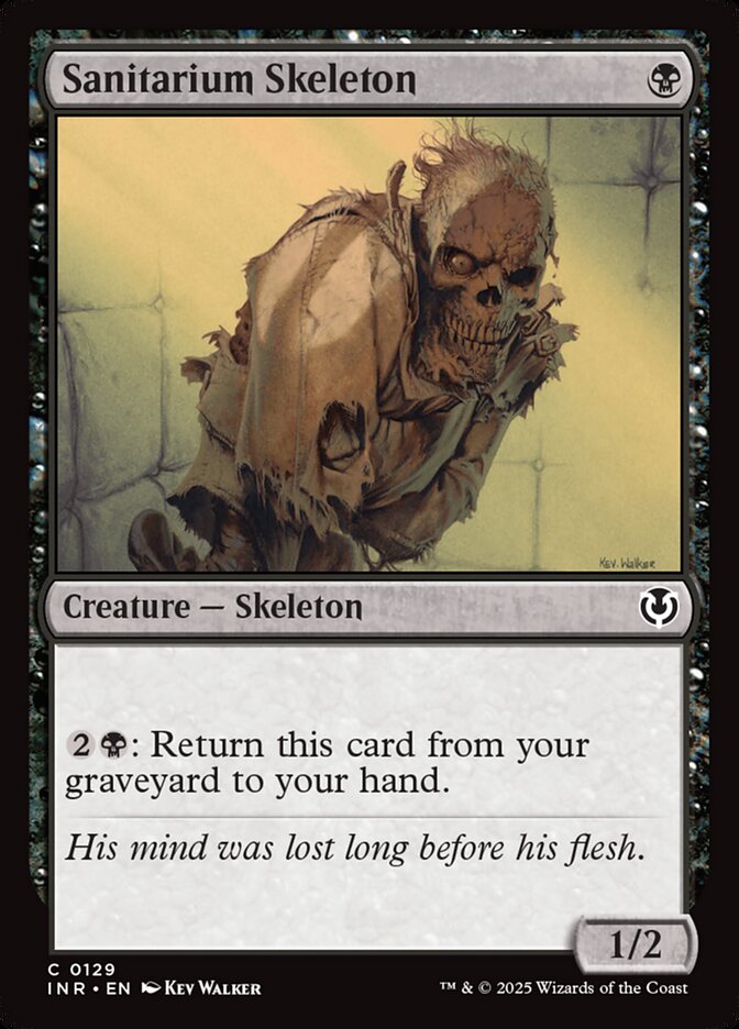 MTG Card Title: Sanitarium Skeleton INR/129