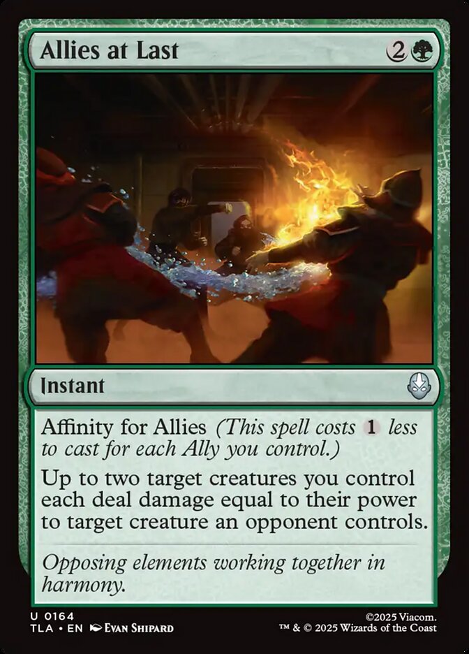 MTG Card Title: Allies at Last TLA/164