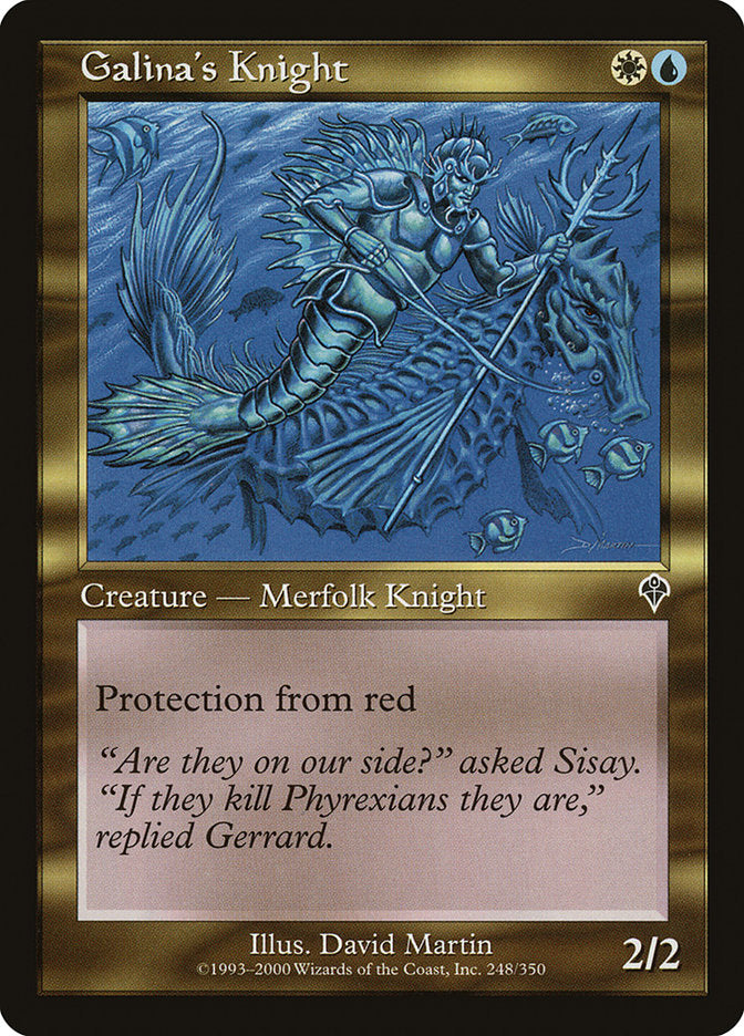MTG Card Title: Galina's Knight INV/248