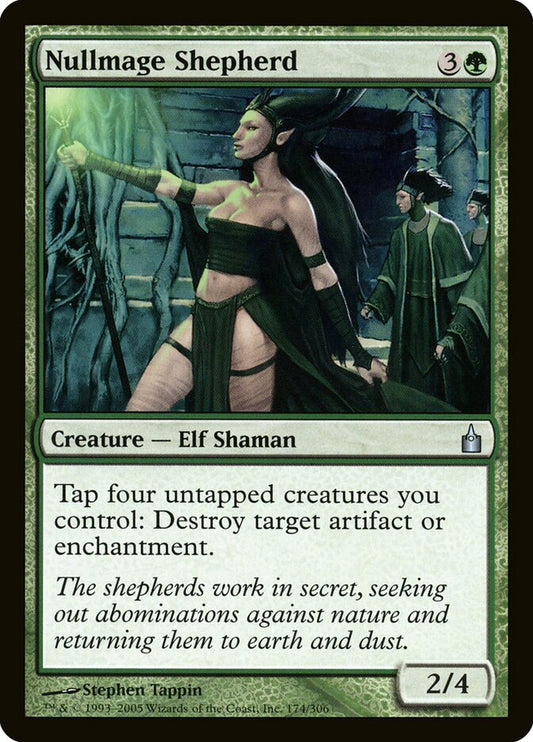 MTG Card Title: Nullmage Shepherd RAV/174