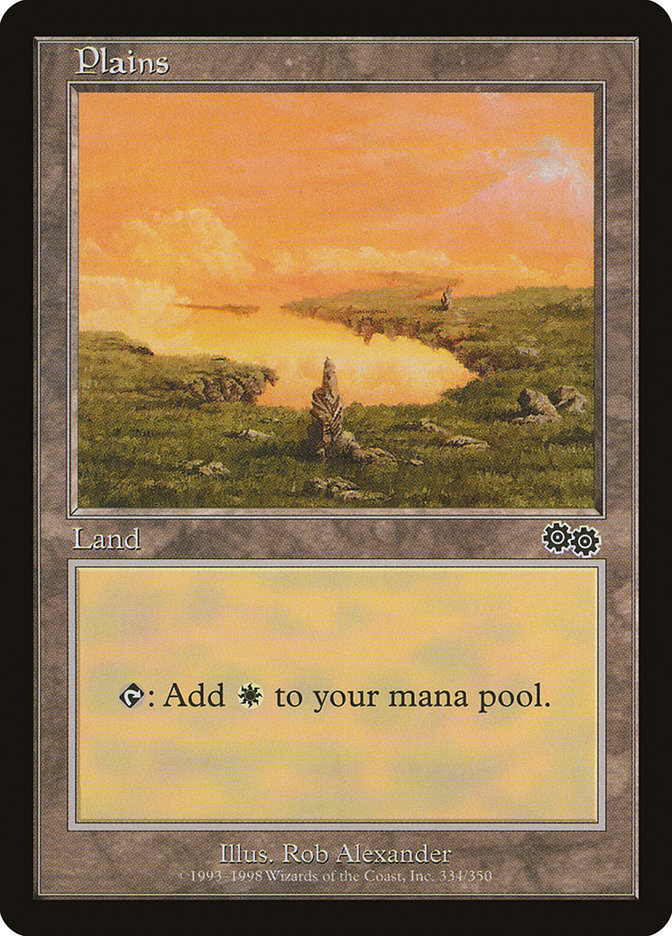 MTG Card Title: Plains USG/334