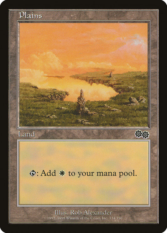 MTG Card Title: Plains USG/334
