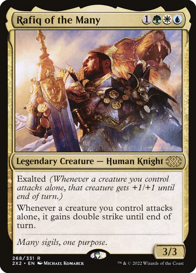 MTG Card Title: Rafiq of the Many 2X2/268