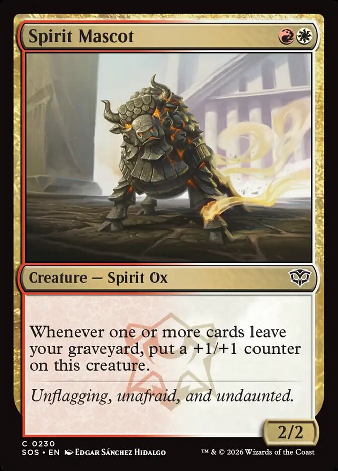 MTG Card Title: Spirit Mascot SOS/230