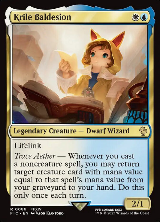 MTG Card Title: Krile Baldesion FIC/86