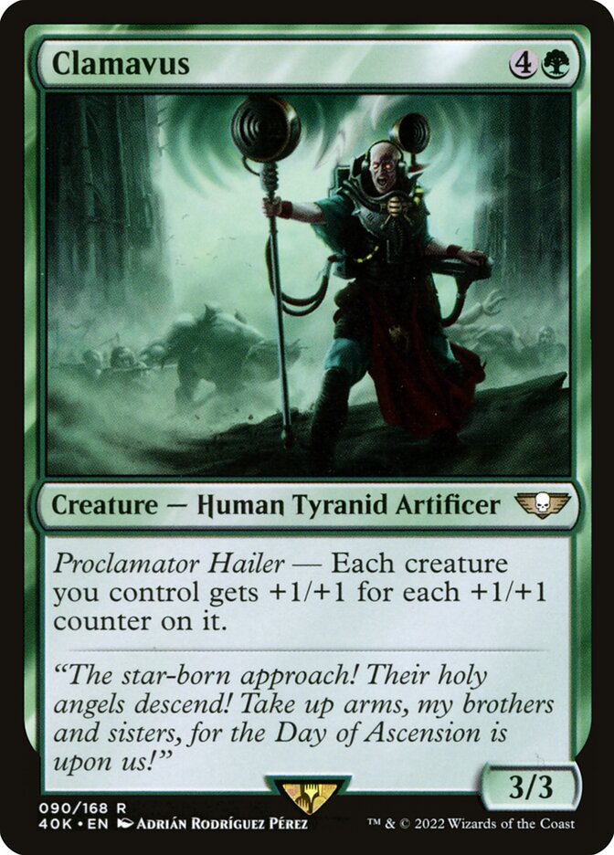MTG Card Title: Clamavus 40K/90