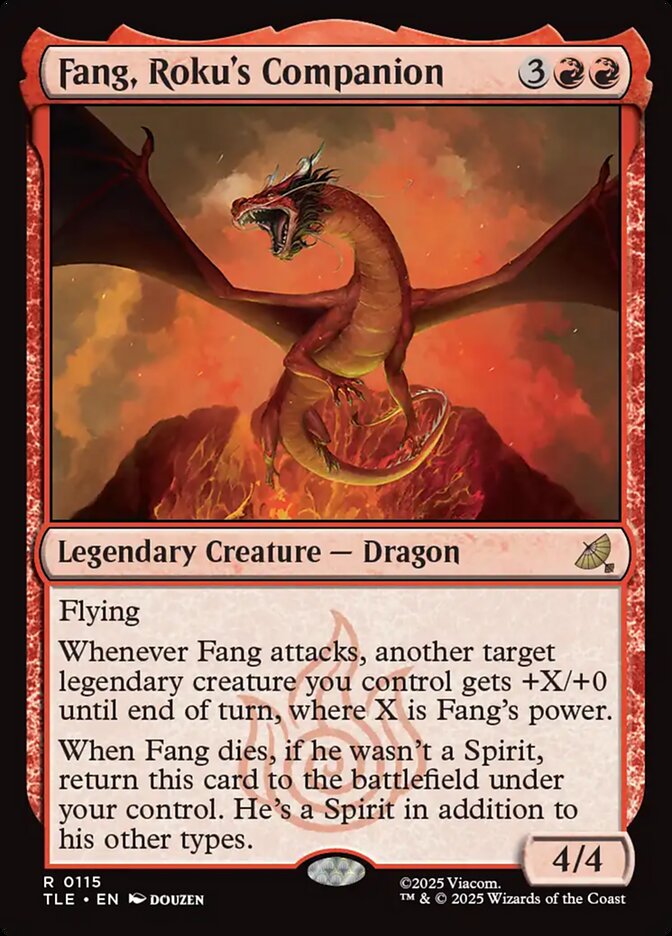 MTG Card Title: Fang, Roku's Companion TLE/115