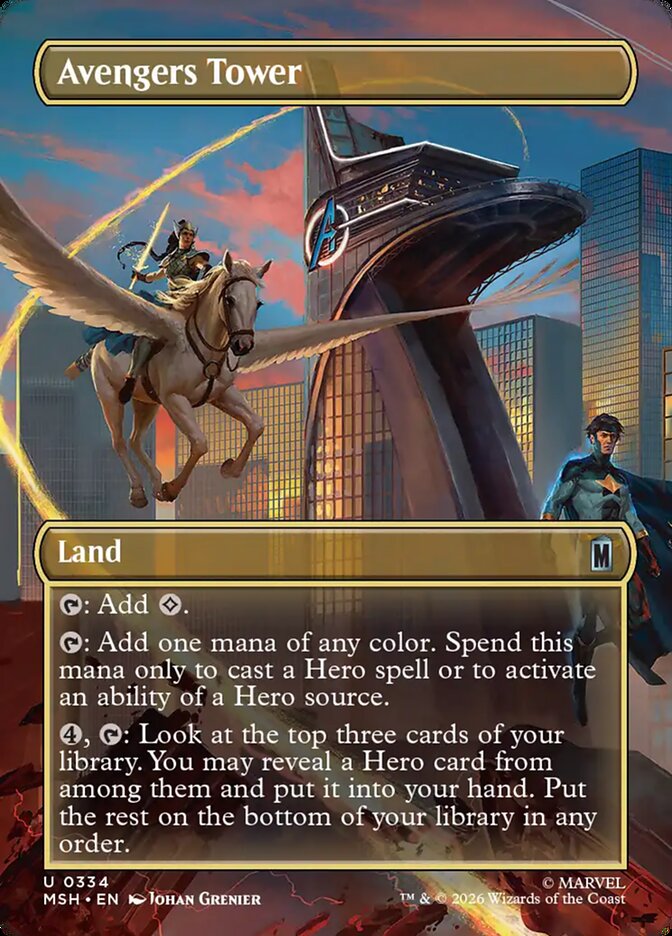 MTG Card Title: Avengers Tower MSH/334