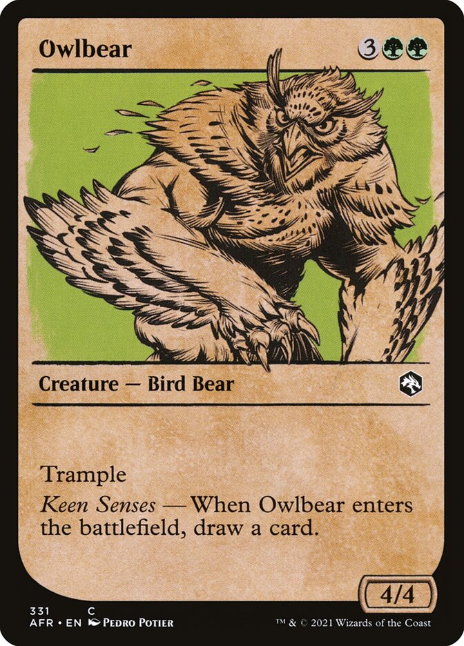MTG Card Title: Owlbear AFR/331