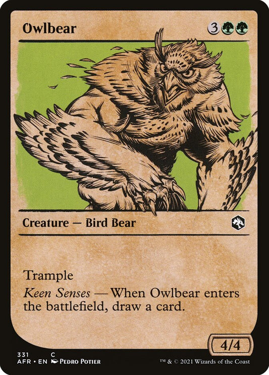 MTG Card Title: Owlbear AFR/331