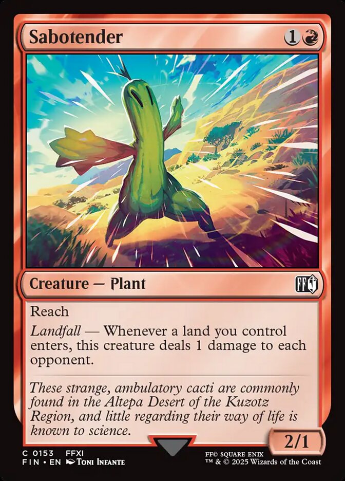 MTG Card Title: Sabotender FIN/153