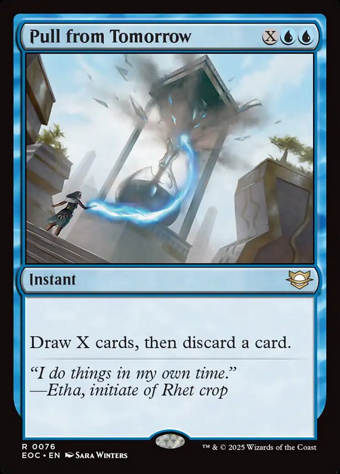 MTG Card Title: Pull from Tomorrow EOC/76