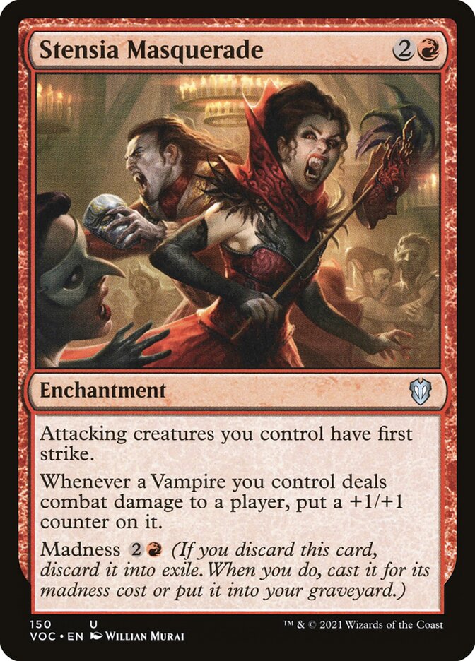 MTG Card Title: Stensia Masquerade VOC/150