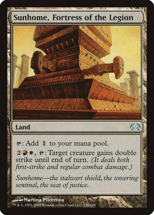MTG Card Title: Sunhome, Fortress of the Legion HOP/138