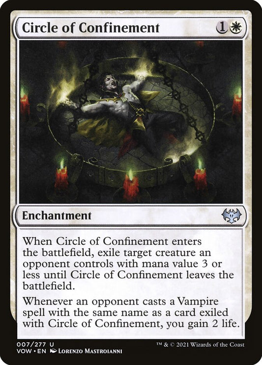 MTG Card Title: Circle of Confinement VOW/7