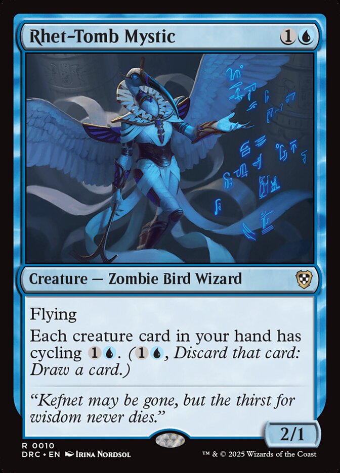 MTG Card Title: Rhet-Tomb Mystic DRC/10