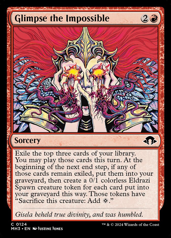 MTG Card Title: Glimpse the Impossible MH3/124