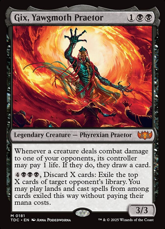 MTG Card Title: Gix, Yawgmoth Praetor TDC/181