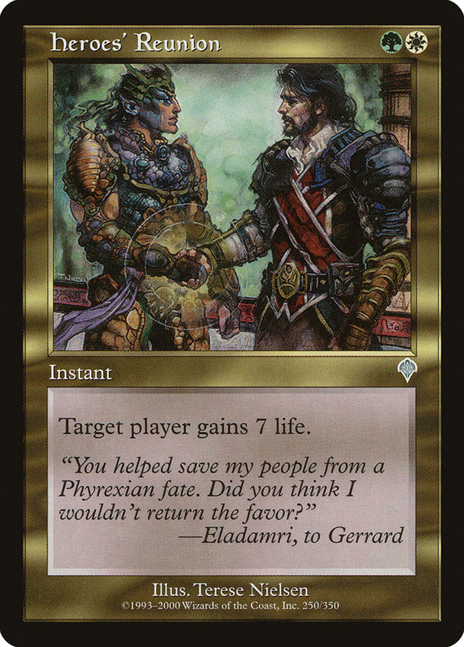 MTG Card Title: Heroes' Reunion INV/250