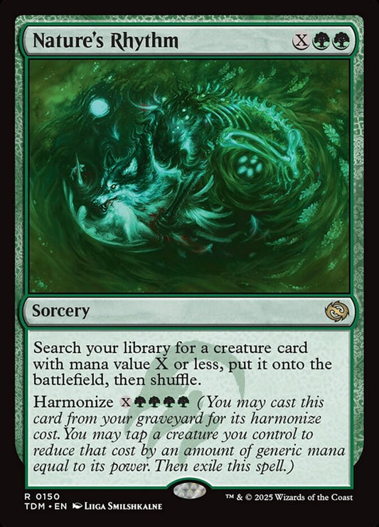 MTG Card Title: Nature's Rhythm TDM/150