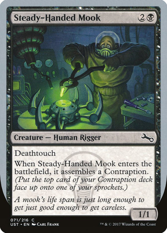 MTG Card Title: Steady-Handed Mook UST/71