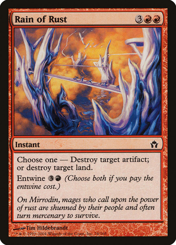 MTG Card Title: Rain of Rust 5DN/76